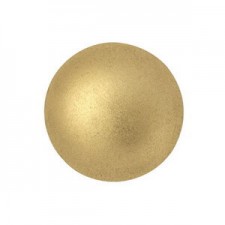 Les perles par Puca® Cabochonn 18 mm - Light gold mat 00030/01710